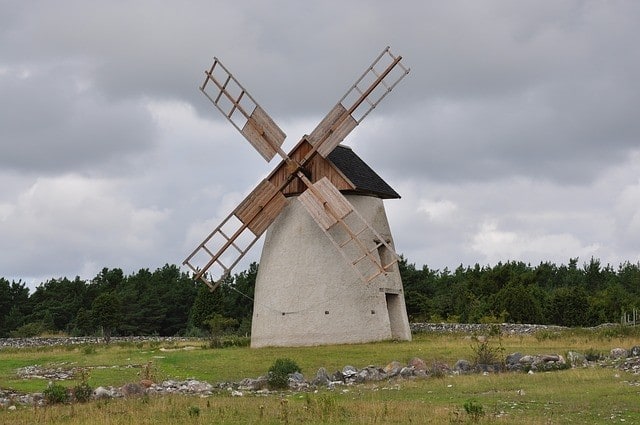 Väderkvarn på Gotland